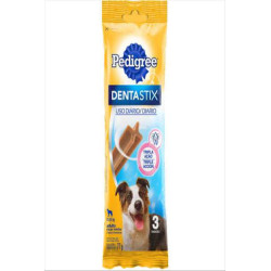 PETISCO PARA CÃES ADULTOS RAÇAS MÉDIAS PEDIGREE DENTASTIX PACOTE 77G 3 UNIDADES