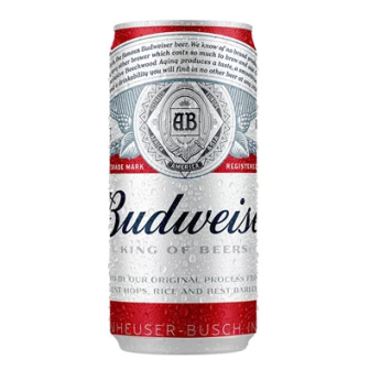 CERVEJA PILSEN BUDWEISER LATA 269ML