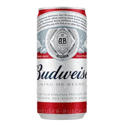 CERVEJA PILSEN BUDWEISER LATA 269ML