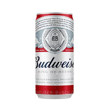 CERVEJA PILSEN BUDWEISER LATA 269ML