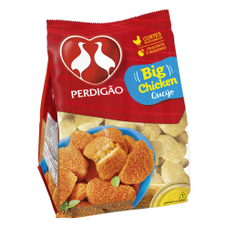 EMPANADO DE FRANGO QUEIJO PERDIGÃO BIG CHICKEN PACOTE 1KG