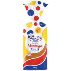 PÃO MANTEIGA PANCO JÚNIOR PACOTE 350G