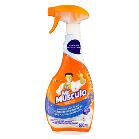 DESINFETANTE BANHEIRO MR MÚSCULO FRASCO 500ML BORRIFADOR