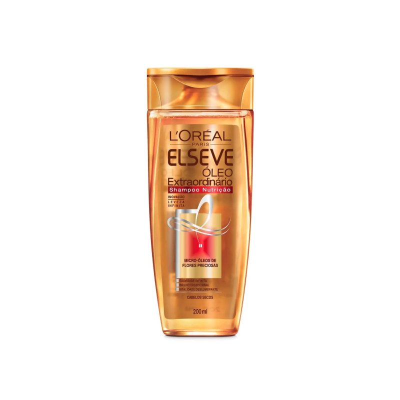 SHAMPOO ELSEVE OLEO EXTRAORDINARIO NUTRICAO 200ML LOREAL