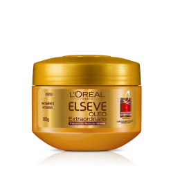CREME DE TRATAMENTO LORÉAL PARIS ELSEVE ÓLEO EXTRAORDINÁRIO POTE 300G