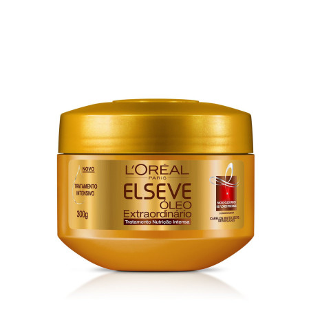 CREME DE TRATAMENTO LORÉAL PARIS ELSEVE ÓLEO EXTRAORDINÁRIO POTE 300G