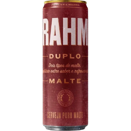 CERVEJA BRAHMA DUPLO MALTE SLEEK 350ML