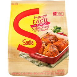 SOBRECOXA DE FRANGO CONGELADA TEMPERADA SADIA FRANGO FÁCIL 800G