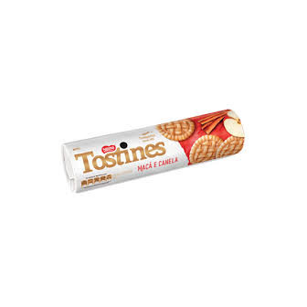 BISCOITO MAÇÃ E CANELA TOSTINES PACOTE 160G