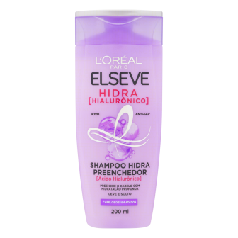 SHAMPOO LORÉAL PARIS ELSEVE HIDRA HIALURÔNICO FRASCO 200ML