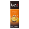 CAFÉ EM CÁPSULA TORRADO E MOÍDO ESPRESSO AMENO TRES CAIXA 80G 10 UNIDADES