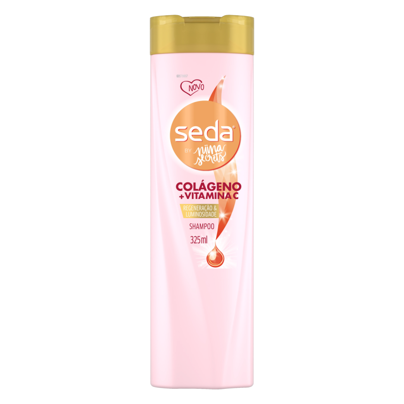 SHAMPOO SEDA BY NIINA SECRETS COLÁGENO E VITAMINA C FRASCO 325ML