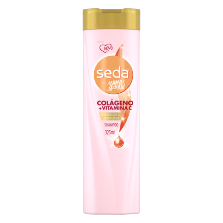 SHAMPOO SEDA BY NIINA SECRETS COLÁGENO E VITAMINA C FRASCO 325ML