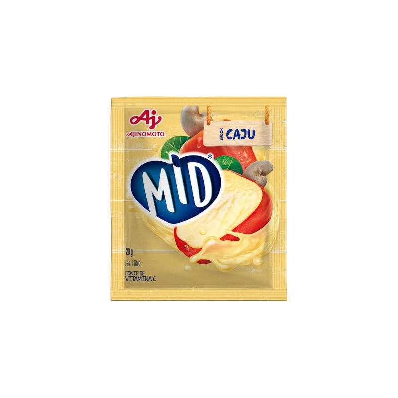REFRESCO EM PÓ CAJU MID PACOTE 20G