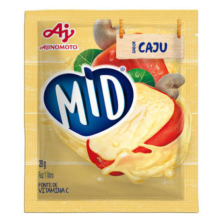 REFRESCO EM PÓ CAJU MID PACOTE 20G