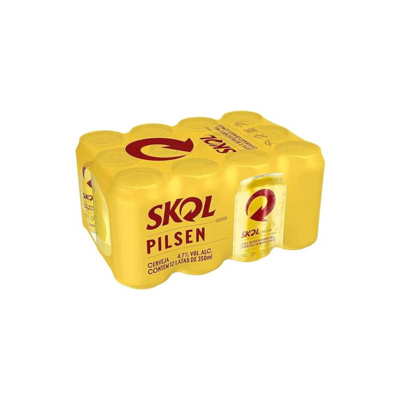 CERV SKOL PILSEN 350ML FD C/12