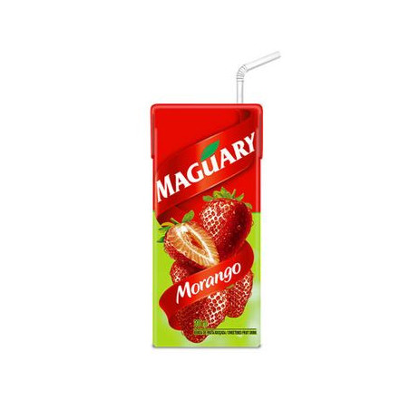 BEBIDA ADOÇADA MORANGO MAGUARY CAIXA 200ML
