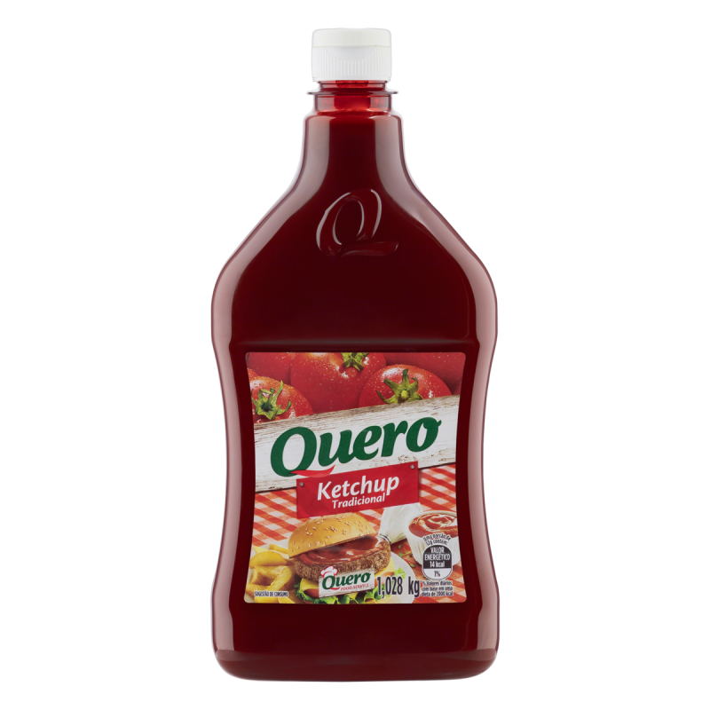KETCHUP TRADICIONAL QUERO SQUEEZE 1,028KG