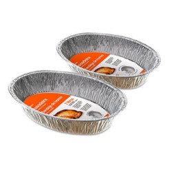 ASSADEIRA OVAL ALUMINIO 7L