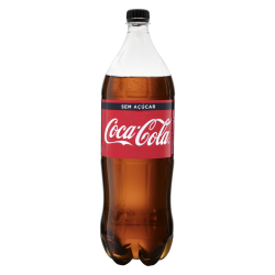 REFRIGERANTE ZERO AÇÚCAR COCA-COLA GARRAFA 2L