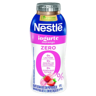 IOGURTE NESTLE ZERO LACTOSE MORANGO FR.170G