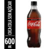 REFRIGERANTE SEM AÇÚCAR COCA-COLA GARRAFA 600ML