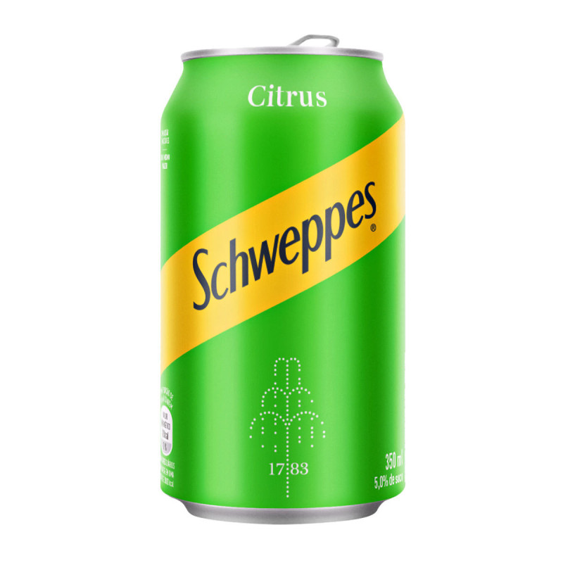REFRIGERANTE CITRUS ORIGINAL SCHWEPPES LATA 350ML