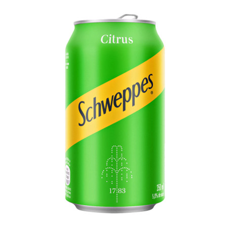 REFRIGERANTE CITRUS ORIGINAL SCHWEPPES LATA 350ML