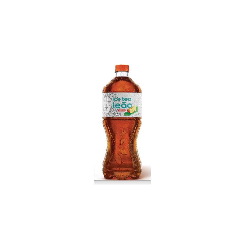 CHÁ ICE TEA PÊSSEGO LEÃO ZERO GARRAFA 1,5L