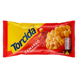 SALGADINHO DE TRIGO CAMARÃO COM PIMENTA TORCIDA PACOTE 60G