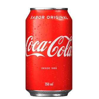 REFRIGERANTE COCA-COLA ORIGINAL LATA 350ML