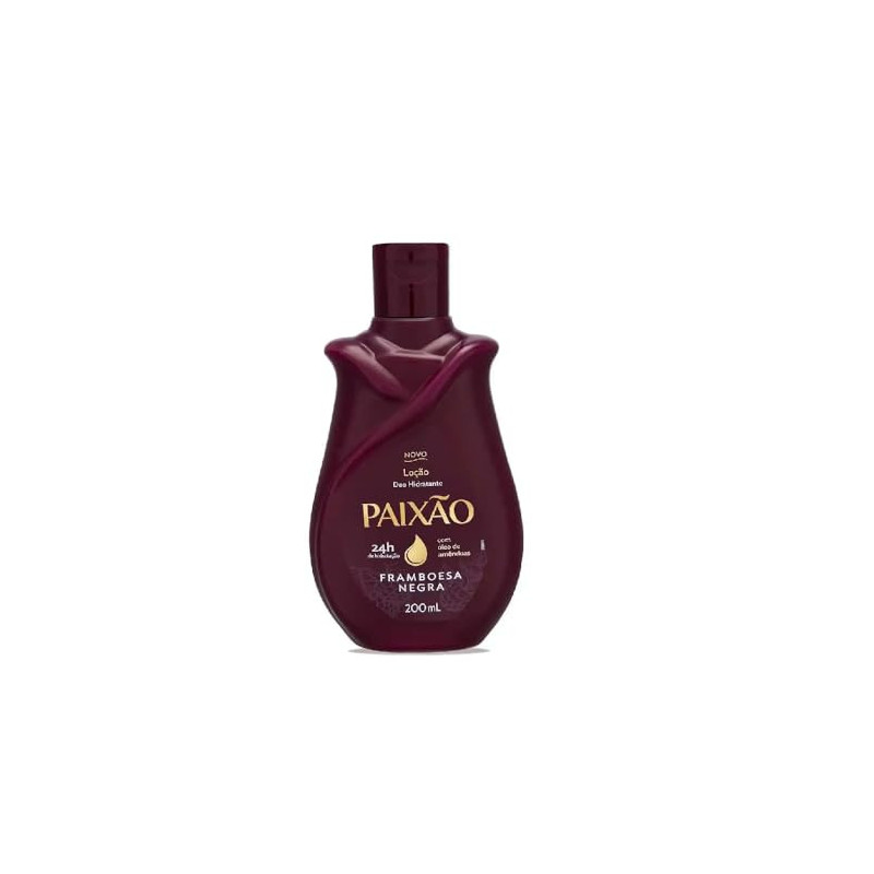 LOÇÃO CORPORAL DEO-HIDRATANTE FRAMBOESA NEGRA PAIXÃO FRASCO 200ML