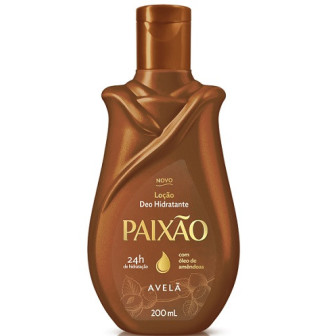 LOÇÃO CORPORAL DEO-HIDRATANTE AVELÃ PAIXÃO FRASCO 200ML