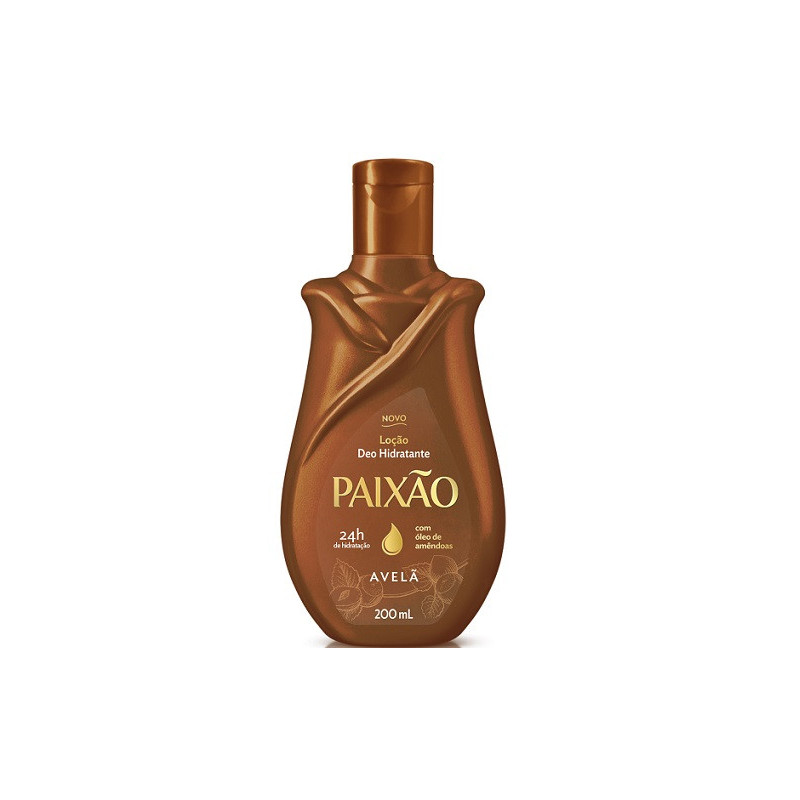 LOÇÃO CORPORAL DEO-HIDRATANTE AVELÃ PAIXÃO FRASCO 200ML