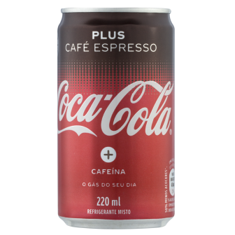 REFRIGERANTE CAFÉ ESPRESSO COCA-COLA LATA 220ML