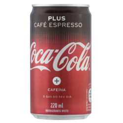 REFRIGERANTE CAFÉ ESPRESSO COCA-COLA LATA 220ML