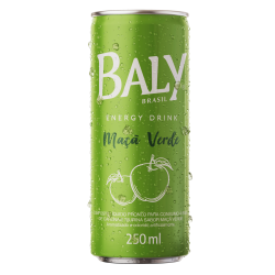 ENERGÉTICO MAÇÃ-VERDE BALY LATA 250ML