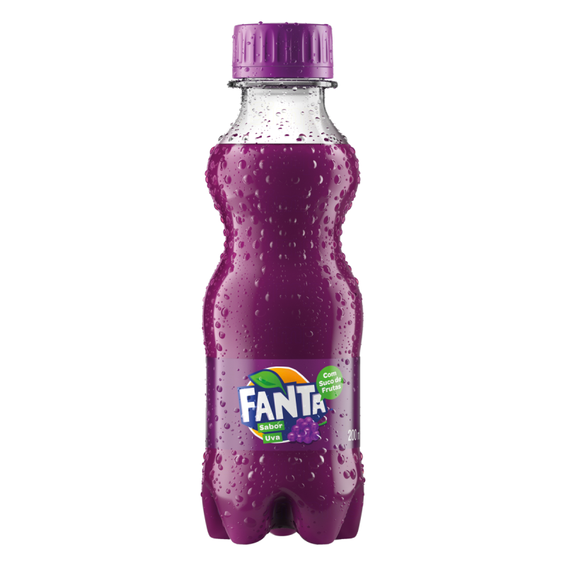REFRIGERANTE UVA FANTA GARRAFA 200ML