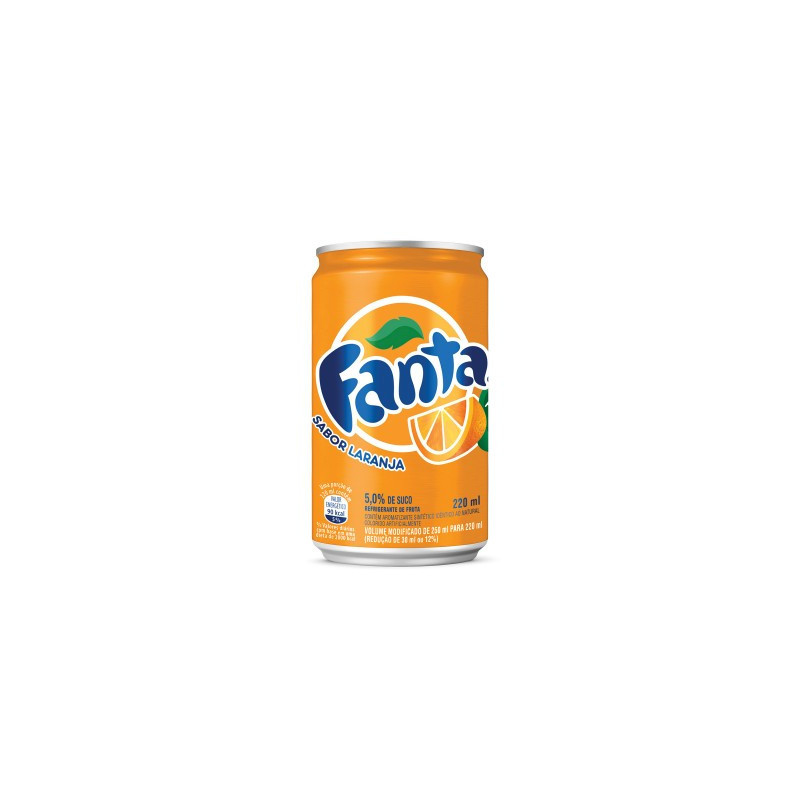 REFRIGERANTE LARANJA FANTA LATA 220ML