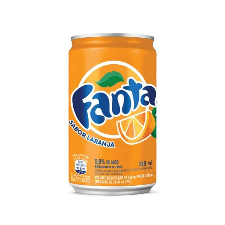 REFRIGERANTE LARANJA FANTA LATA 220ML