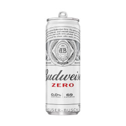 CERVEJA ZERO ÁLCOOL BUDWEISER LATA 350ML