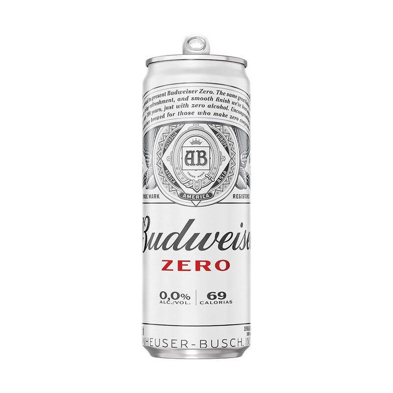 CERVEJA ZERO ÁLCOOL BUDWEISER LATA 350ML