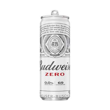 CERVEJA ZERO ÁLCOOL BUDWEISER LATA 350ML