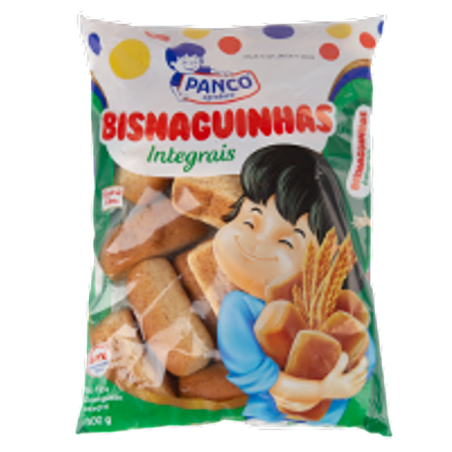 PÃO BISNAGUINHA INTEGRAL PANCO PACOTE 300G