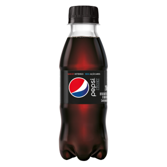 REFRIGERANTE ZERO AÇÚCAR PEPSI BLACK GARRAFA 200ML