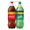 KIT REFRIGERANTE COCA-COLA ORIGINAL + SPRITE ORIGINAL 2L CADA LEVE MAIS PAGUE MENOS