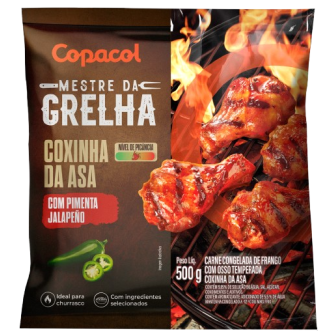 COXINHA DA ASA COPACOL MESTRE DA GRELHA 500GR PIMENTA JALAPENO