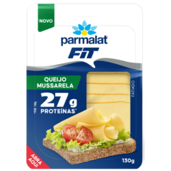 QUEIJO FATIADO MUSSARELA PARMALAT FIT 27G PROTEINA 130G
