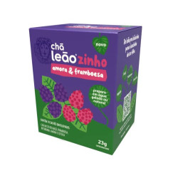 CHÁ AMORA & FRAMBOESA LEÃOZINHO CAIXA 23G 10 UNIDADES