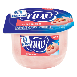 CREME QUARK MORANGO BATAVO NUV POTE 100G